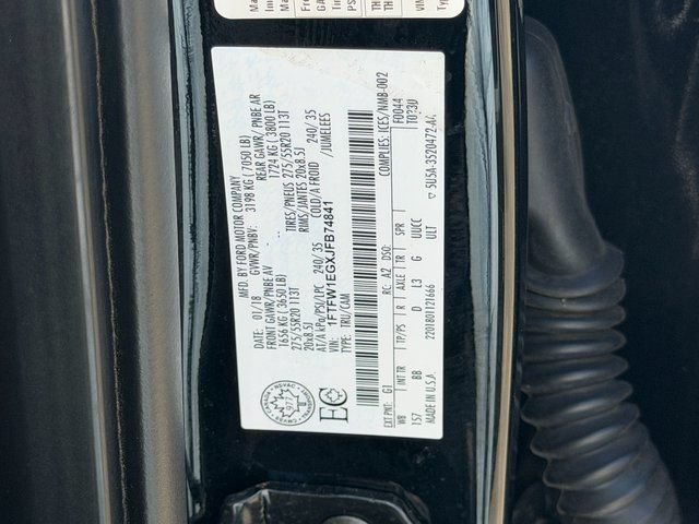 Certified 2018 Ford F150 Platinum w/ Technology Package AWD/4WD image 31