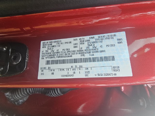 Certified 2024 Ford F150 Lightning Lariat w/ Max Trailer Tow Package AWD/4WD image 34