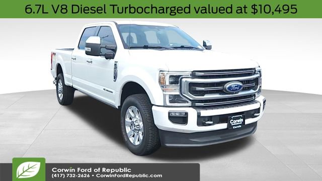 Certified 2021 Ford F250 Platinum w/ FX4 Off-Road Package AWD/4WD image 1