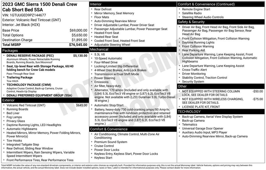 Used 2023 GMC Sierra 1500 Denali w/ Denali Reserve Package image 7