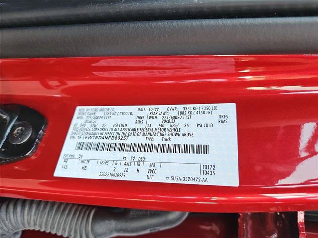 Certified 2022 Ford F150 Lariat AWD/4WD image 20
