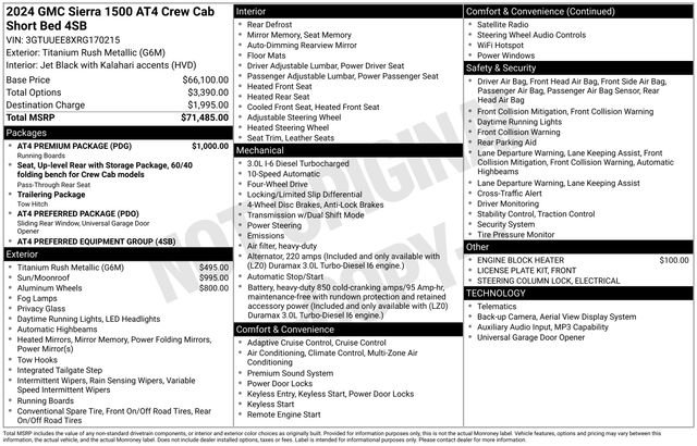 Used 2024 GMC Sierra 1500 AT4 w/ AT4 Premium Package AWD/4WD image 27