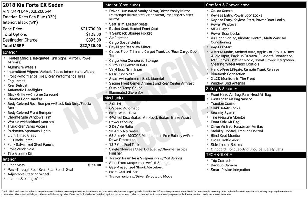 Used 2018 Kia Forte EX video 1