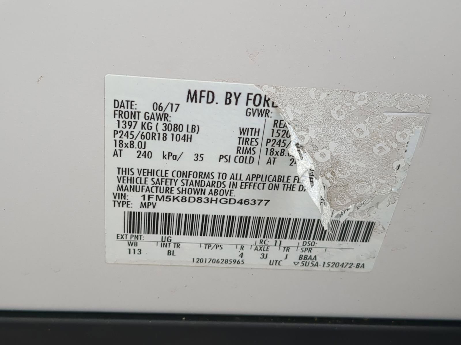 Certified 2017 Ford Explorer XLT w/ Equipment Group 202A image 44