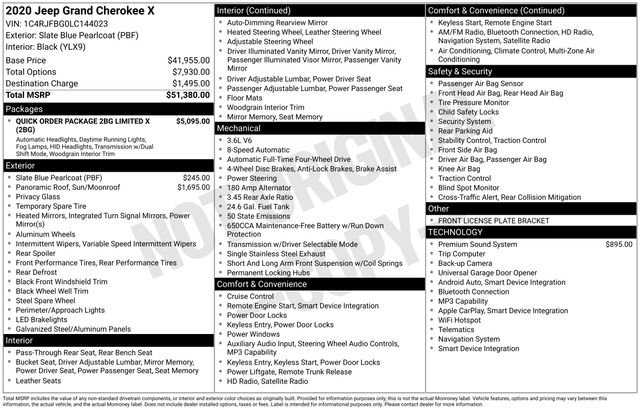 Used 2020 Jeep Grand Cherokee Limited X image 36