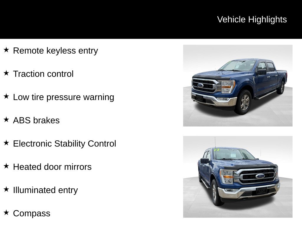 Certified 2022 Ford F150 XLT w/ XTR Package AWD/4WD image 7
