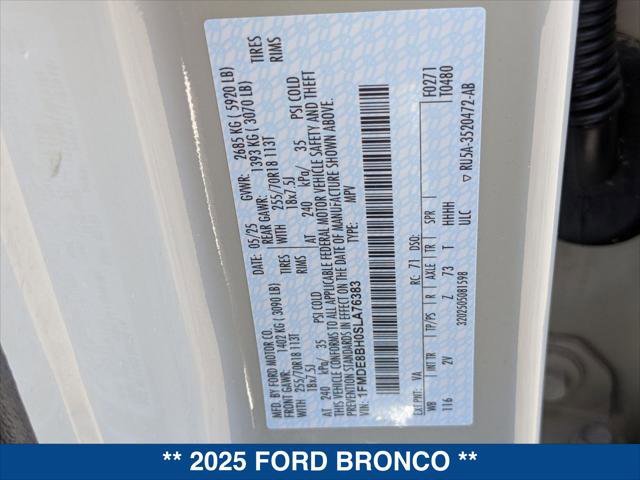 Certified 2025 Ford Bronco Outer Banks image 22