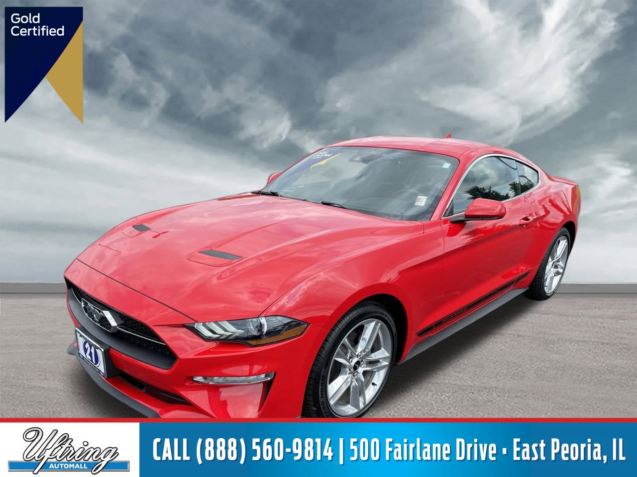 Certified 2021 Ford Mustang Premium w/ Carbon Sport Interior Package image 1