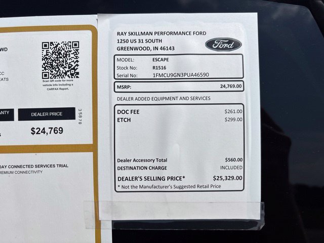 Certified 2023 Ford Escape Active w/ Tech Pack #2 AWD/4WD image 3