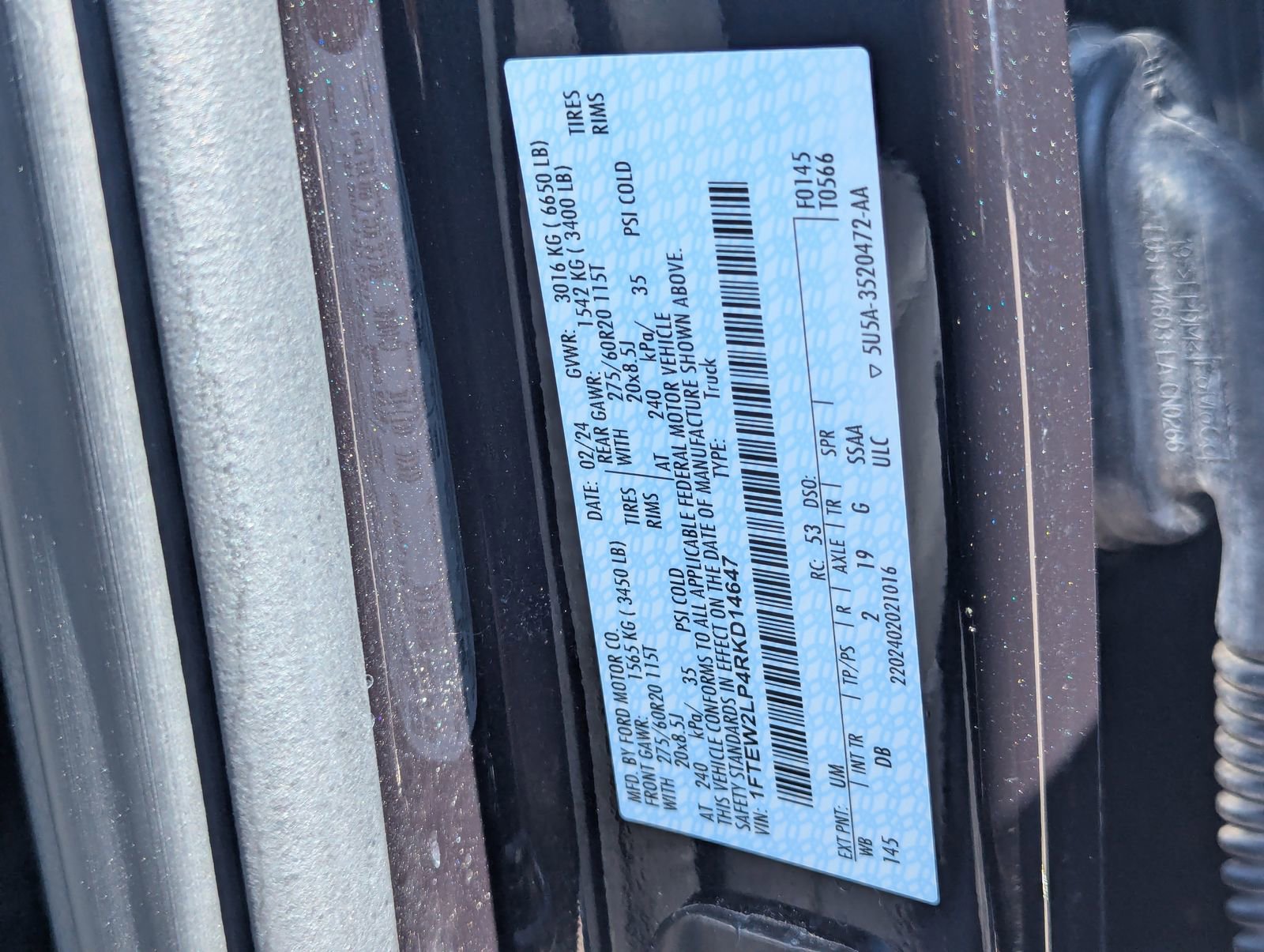 Certified 2024 Ford F150 STX w/ STX Black Appearance Package image 31