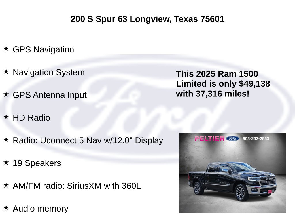 Used 2025 RAM 1500 Limited AWD/4WD image 15