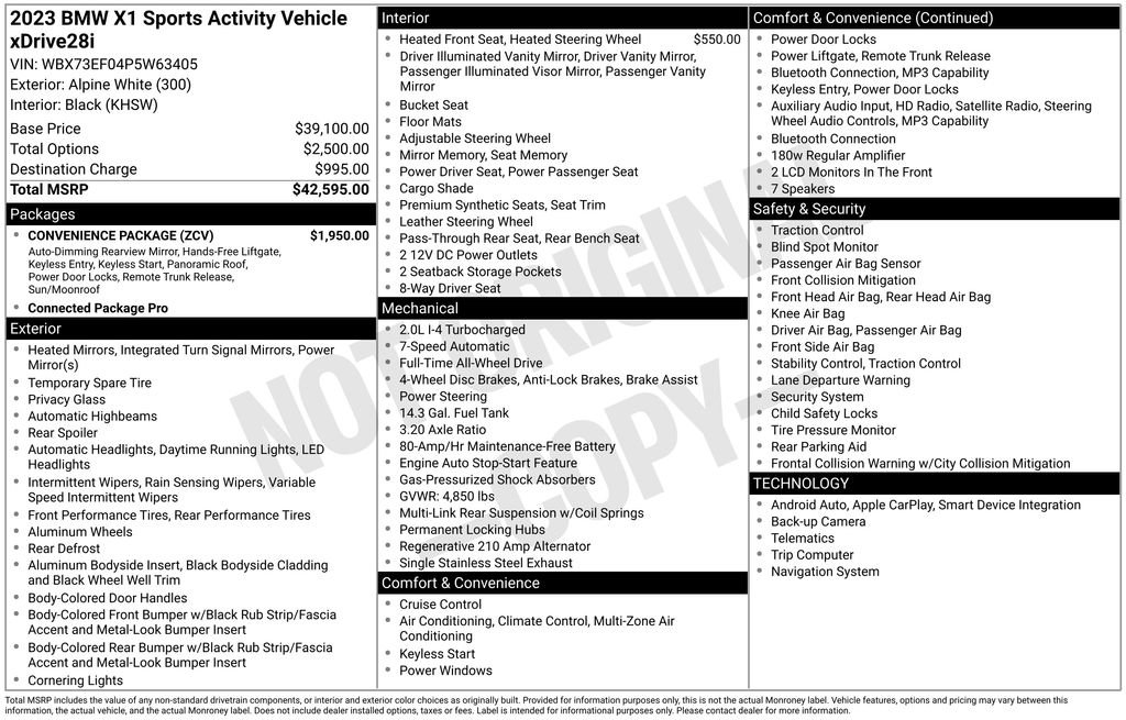 Used 2023 BMW X1 xDrive28i image 31