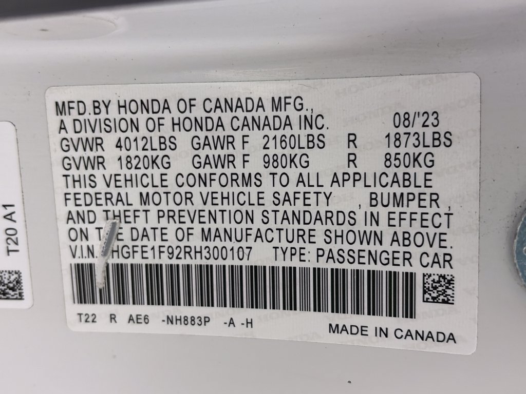Used 2024 Honda Civic Touring image 9