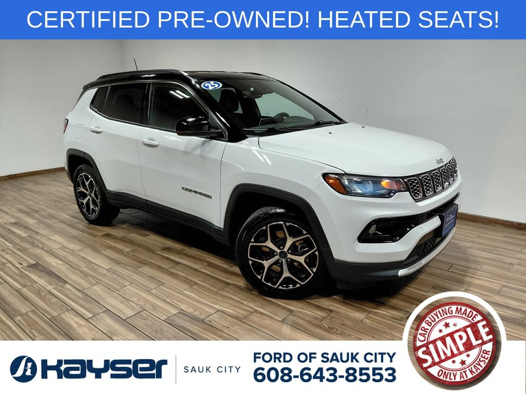 Used 2025 Jeep Compass Limited AWD/4WD image 1