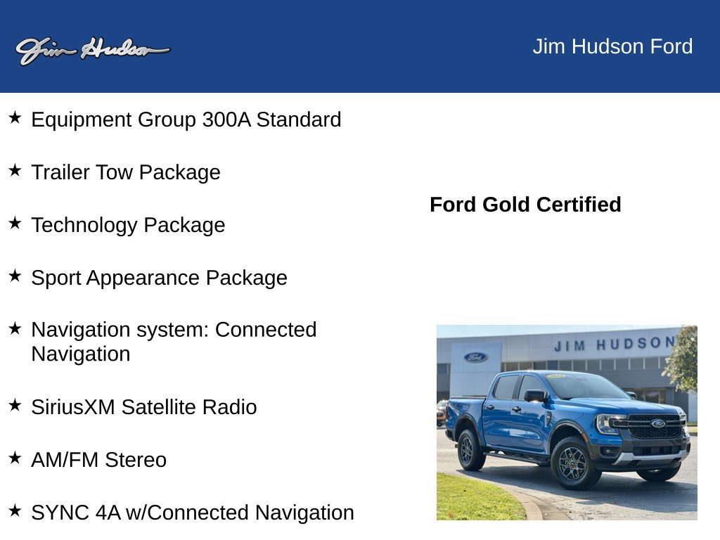 Certified 2024 Ford Ranger XLT w/ Technology Package AWD/4WD image 12