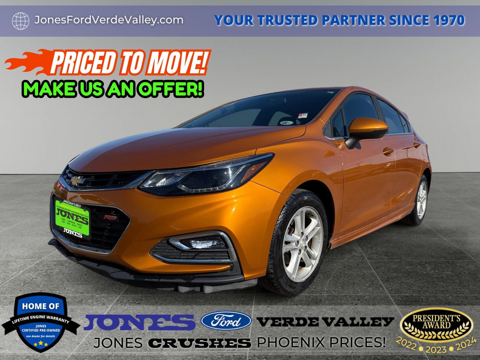 Used 2017 Chevrolet Cruze LT w/ Convenience Package image 1