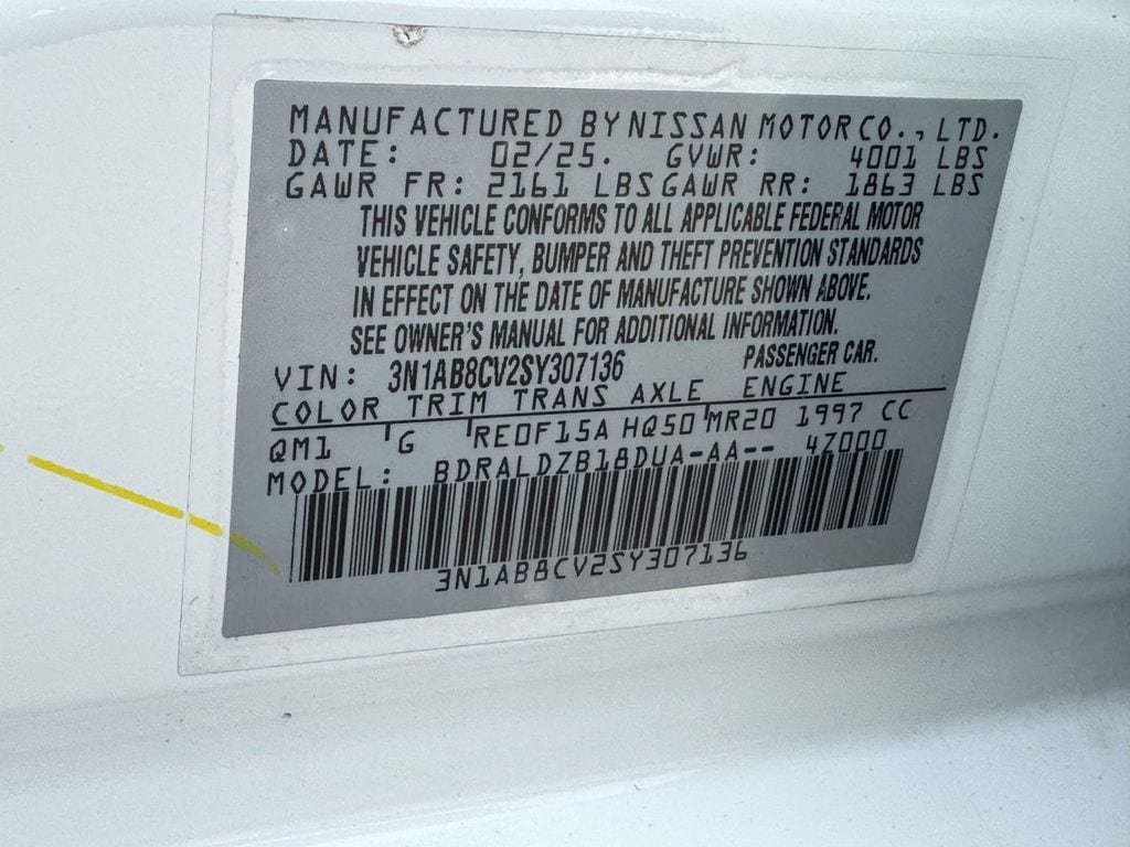 Used 2025 Nissan Sentra SV FWD image 28