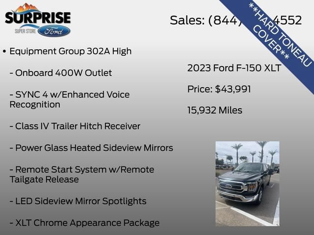 Certified 2023 Ford F150 XLT w/ Equipment Group 302A High AWD/4WD image 9