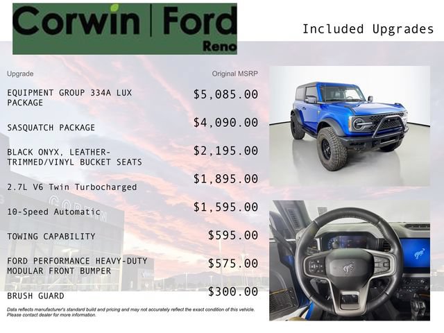 Certified 2022 Ford Bronco Badlands AWD/4WD image 3