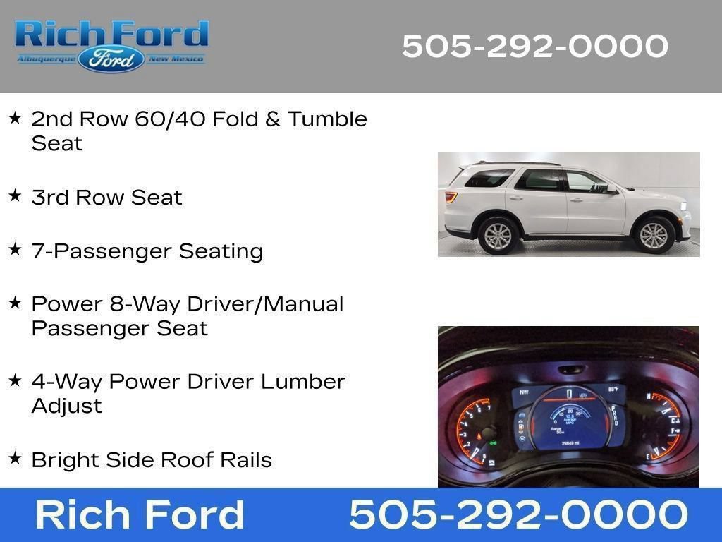 Used 2021 Dodge Durango SXT RWD image 30