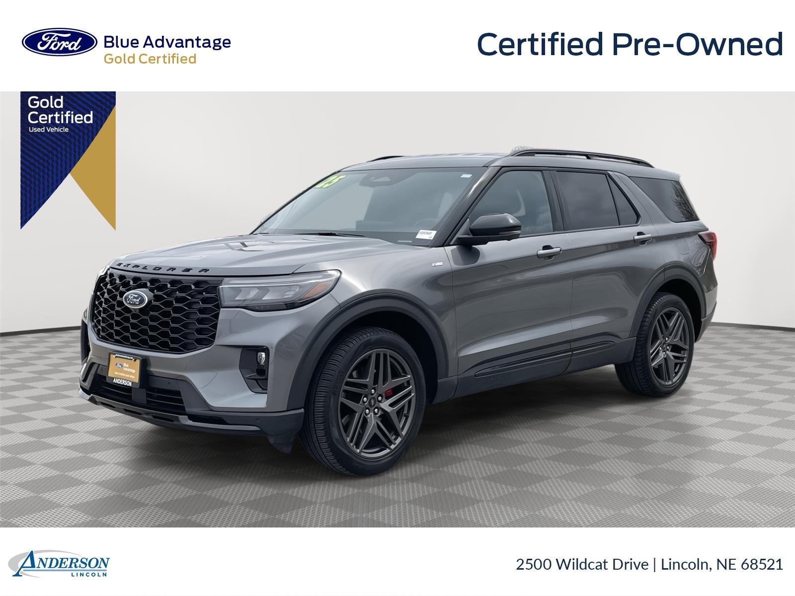 Certified 2025 Ford Explorer ST-Line w/ ST-Line Street Pack AWD/4WD image 1