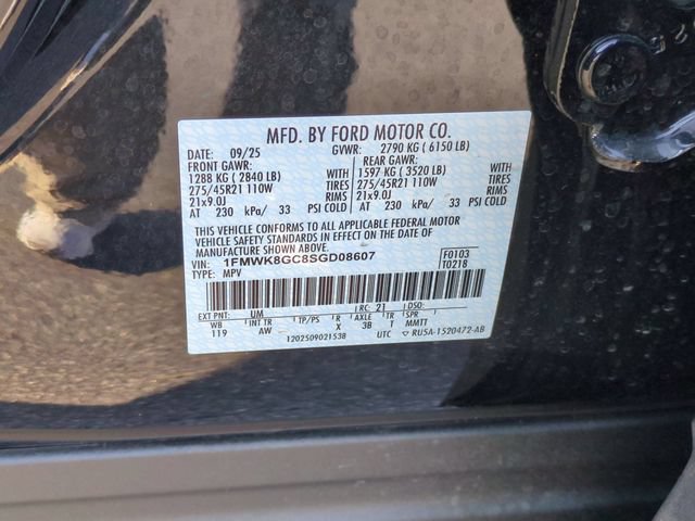 Certified 2025 Ford Explorer ST w/ Sun And Sound Package AWD/4WD image 39
