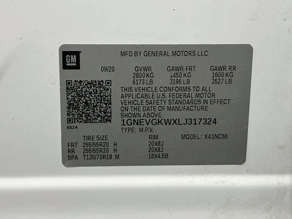 Used 2020 Chevrolet Traverse LT w/ LPO, Blackout Package AWD/4WD image 38