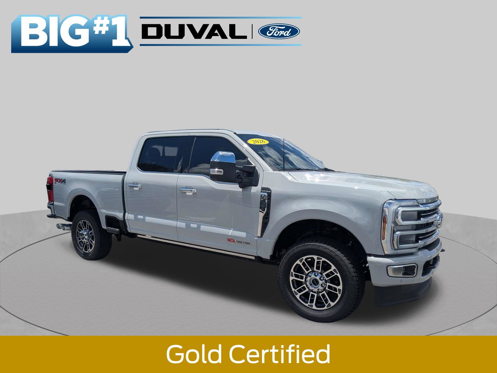 Certified 2026 Ford F350 Platinum w/ Platinum Plus Package