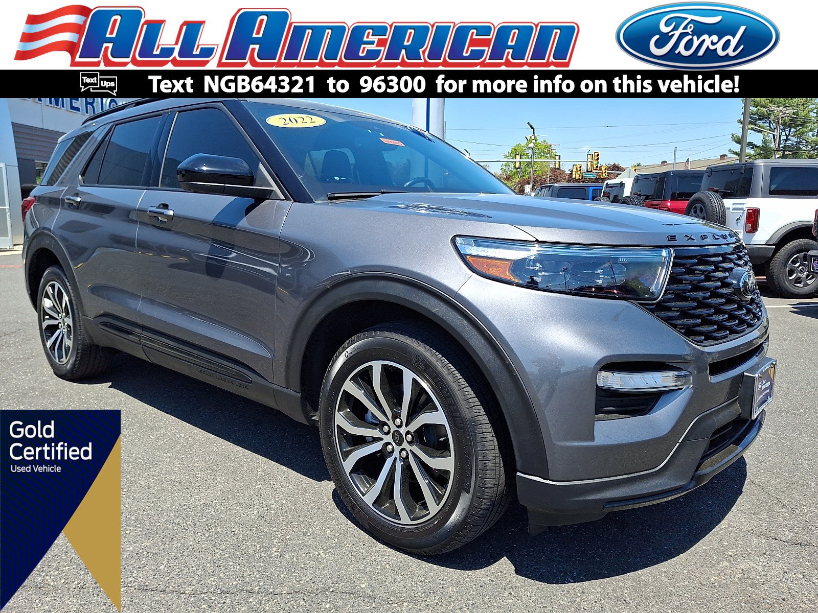 Certified 2022 Ford Explorer ST-Line AWD/4WD image 1