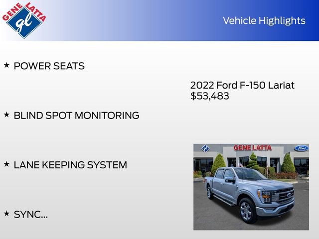Certified 2022 Ford F150 Lariat w/ Max Trailer Tow Package image 34