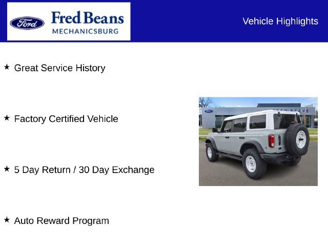 Certified 2023 Ford Bronco Heritage Edition AWD/4WD image 7