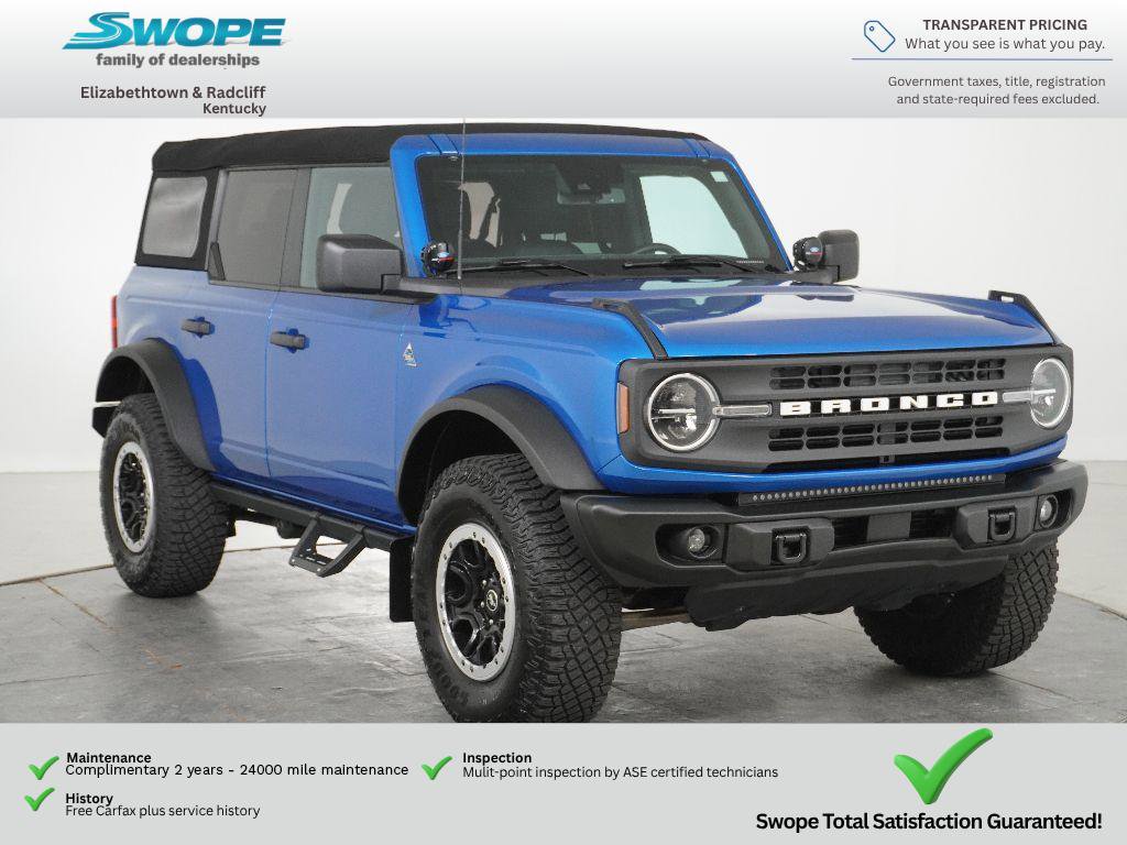 Certified 2023 Ford Bronco Black Diamond w/ Sasquatch Package