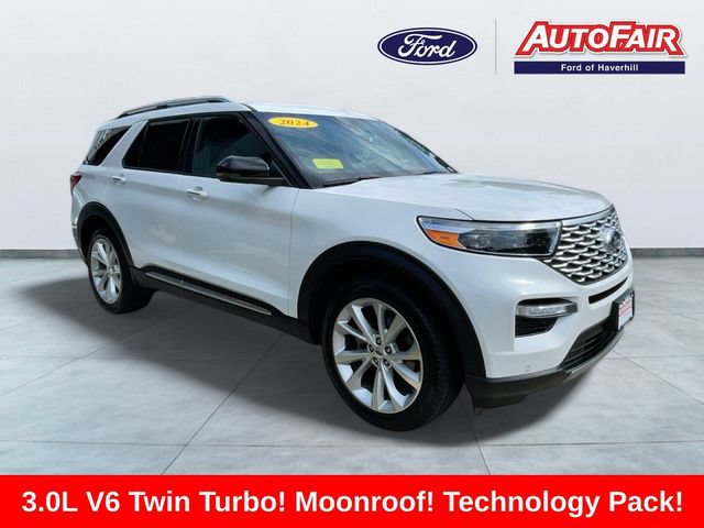 Certified 2024 Ford Explorer Platinum w/ Technology Package