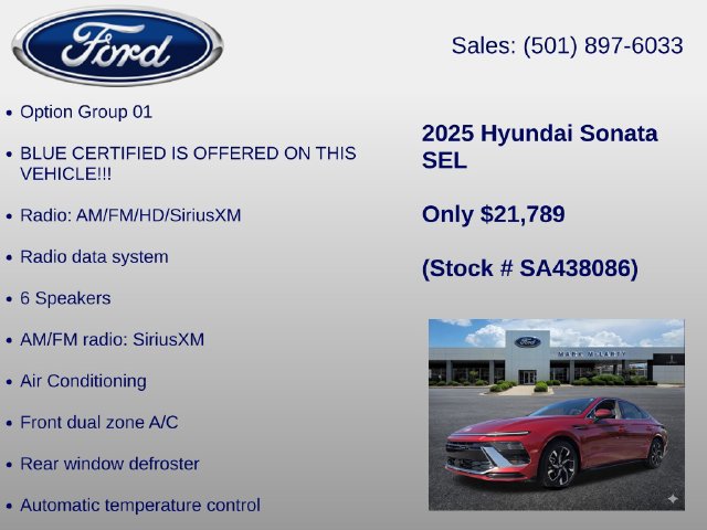 Used 2025 Hyundai Sonata SEL FWD image 6