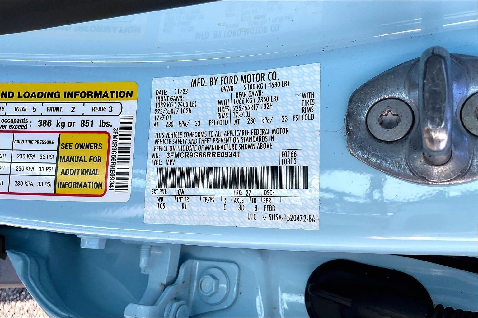 Certified 2024 Ford Bronco Sport Heritage w/ Heritage Convenience Package AWD/4WD image 31