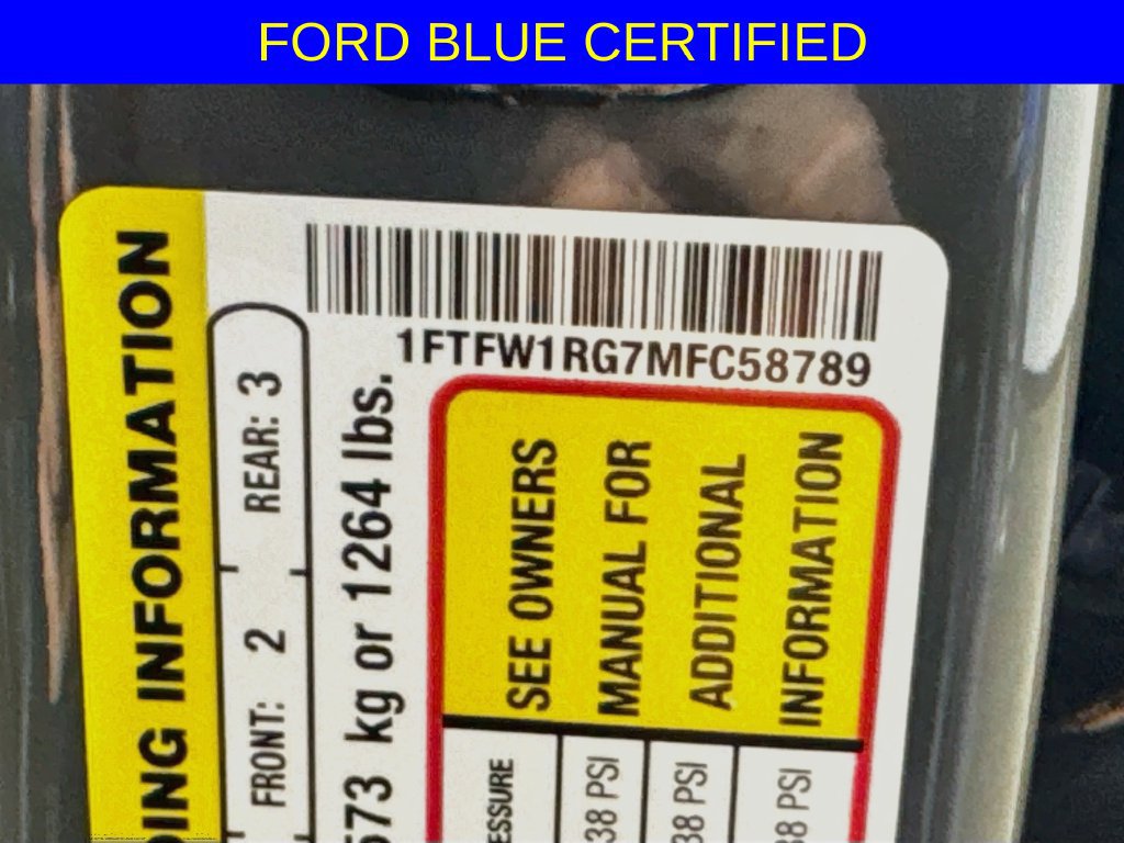 Certified 2021 Ford F150 Raptor w/ Equipment Group 801A High AWD/4WD image 37