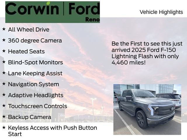 Certified 2025 Ford F150 Lightning XLT AWD/4WD image 4
