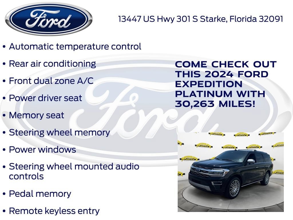 Certified 2024 Ford Expedition Platinum RWD image 32