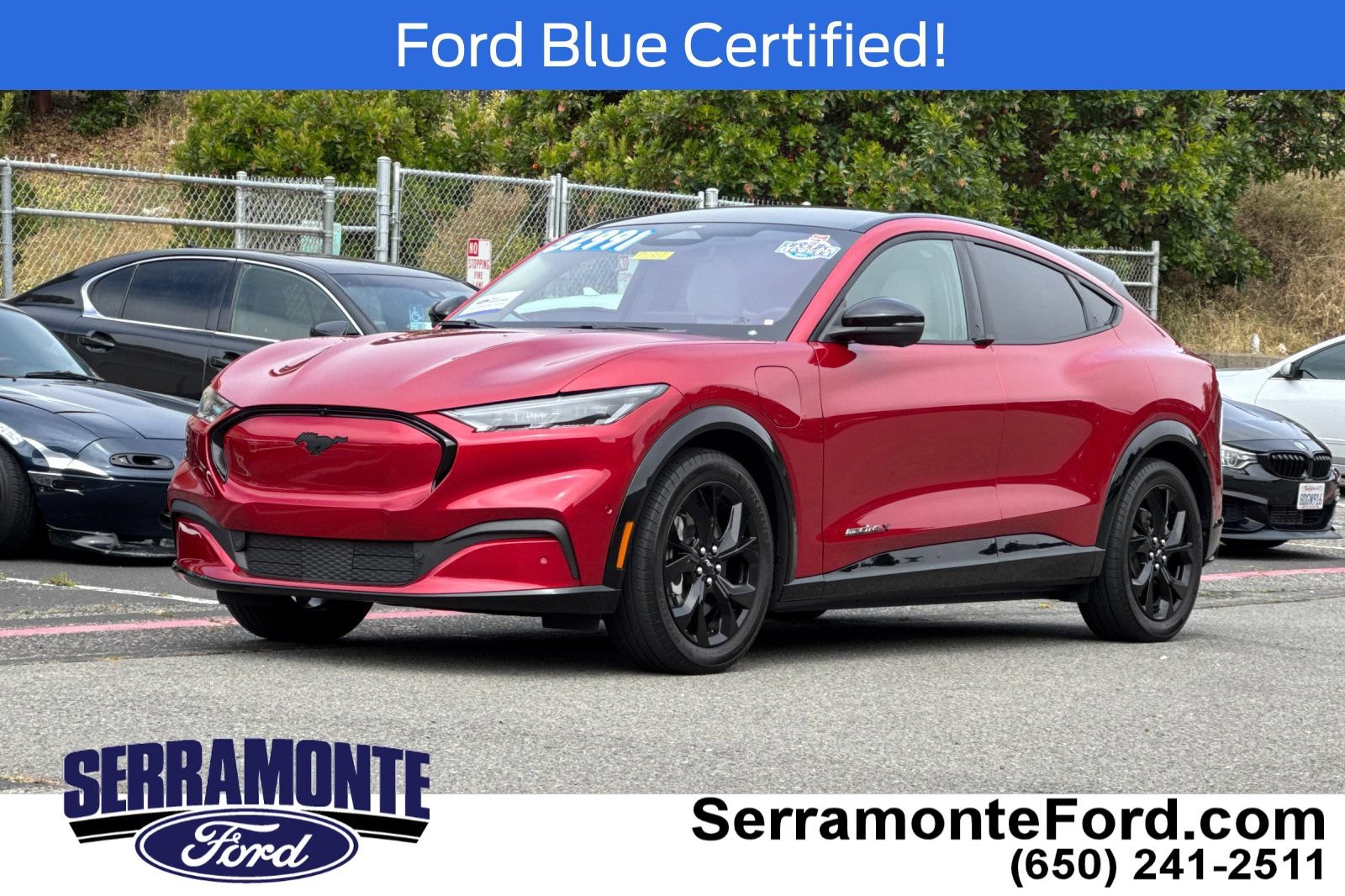 Certified 2023 Ford Mustang Mach-E Premium w/ Mustang Nite Pony Package RWD image 9