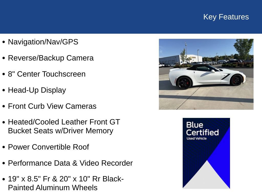Used 2018 Chevrolet Corvette Stingray Convertible Z51 2LT RWD image 30