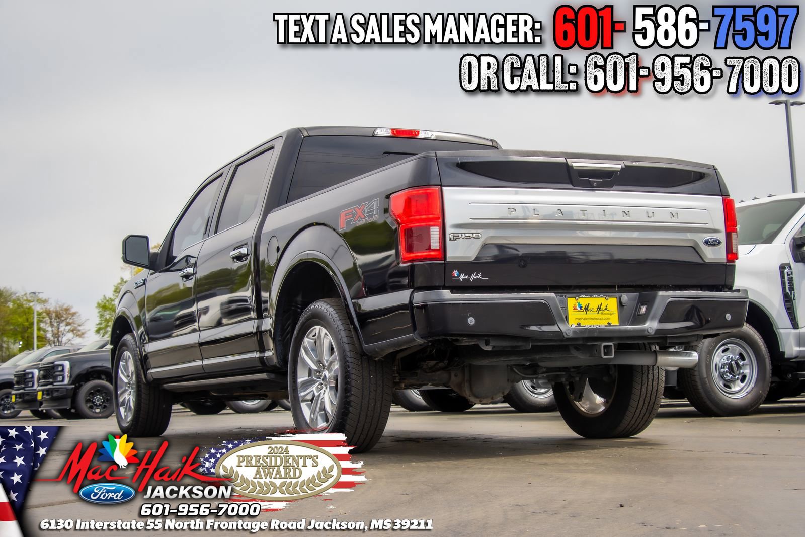 Certified 2019 Ford F150 Platinum w/ FX4 Off-Road Package image 2