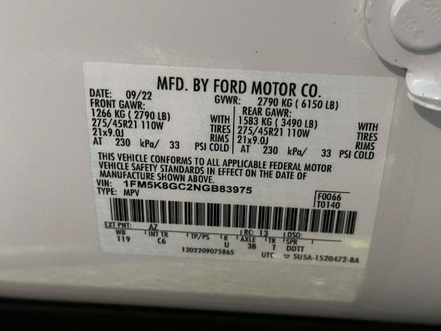 Certified 2022 Ford Explorer ST w/ Equipment Group 401A AWD/4WD image 33