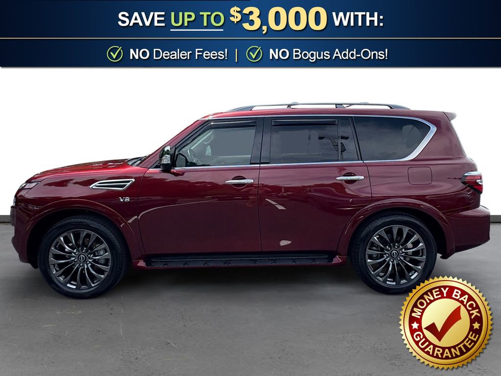 Used 2022 Nissan Armada Platinum w/ Captain's Chairs Package RWD image 2