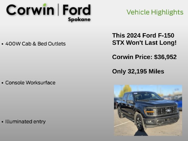 Certified 2024 Ford F150 STX w/ Equipment Group 201A FX4 AWD/4WD image 13