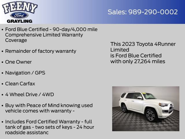 Used 2023 Toyota 4Runner Limited AWD/4WD image 5