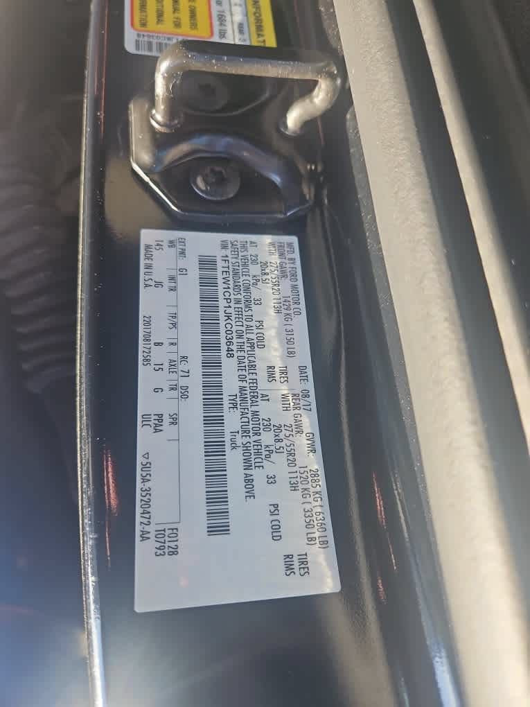 Certified 2018 Ford F150 XL w/ Equipment Group 101A Mid RWD image 21
