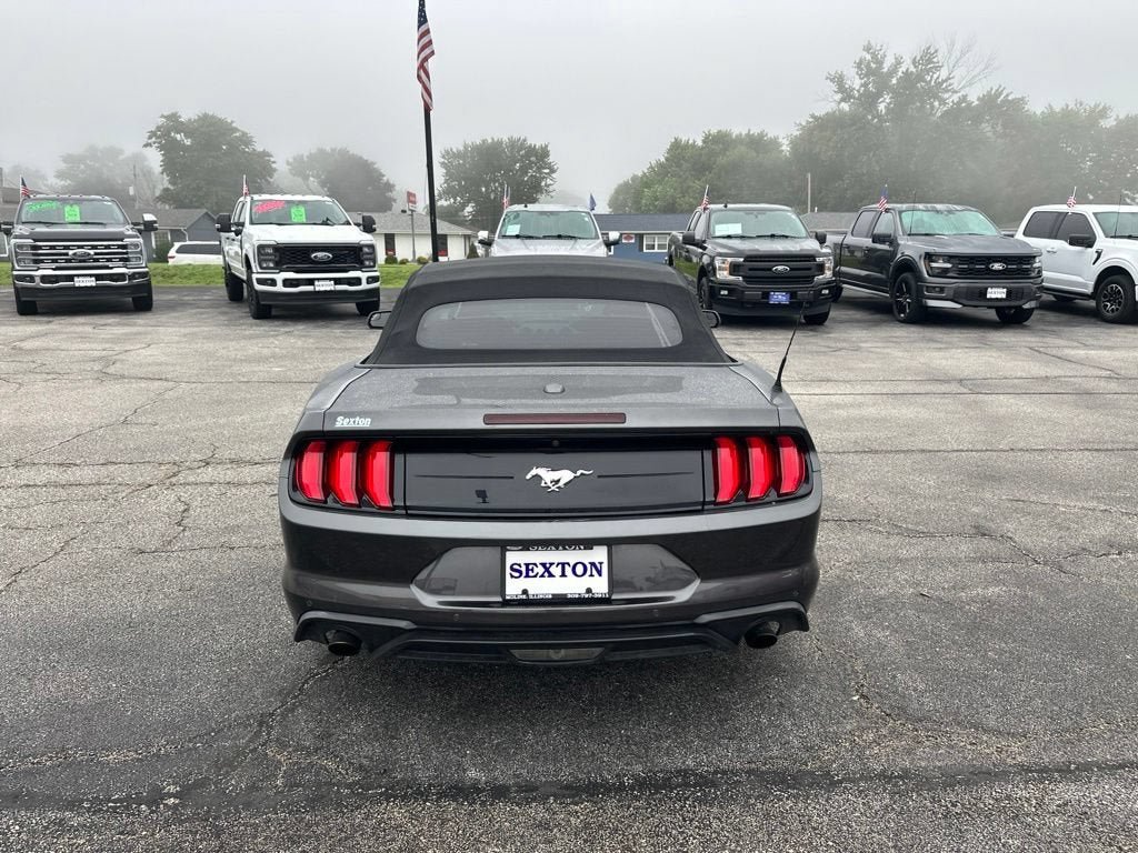 Certified 2019 Ford Mustang Convertible w/ Ecoboost Performance Package RWD image 6