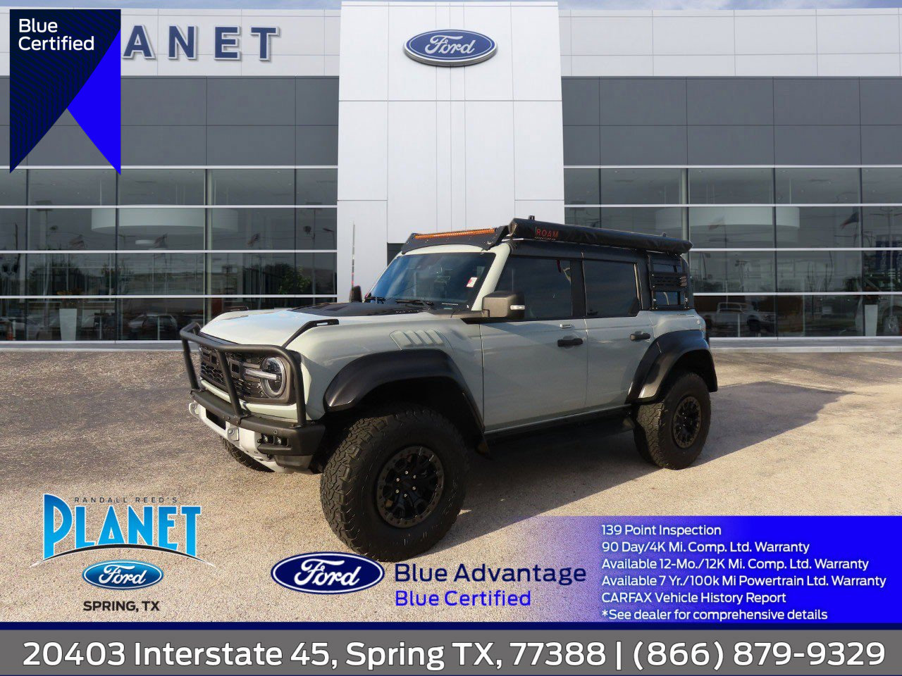 Certified 2022 Ford Bronco Raptor