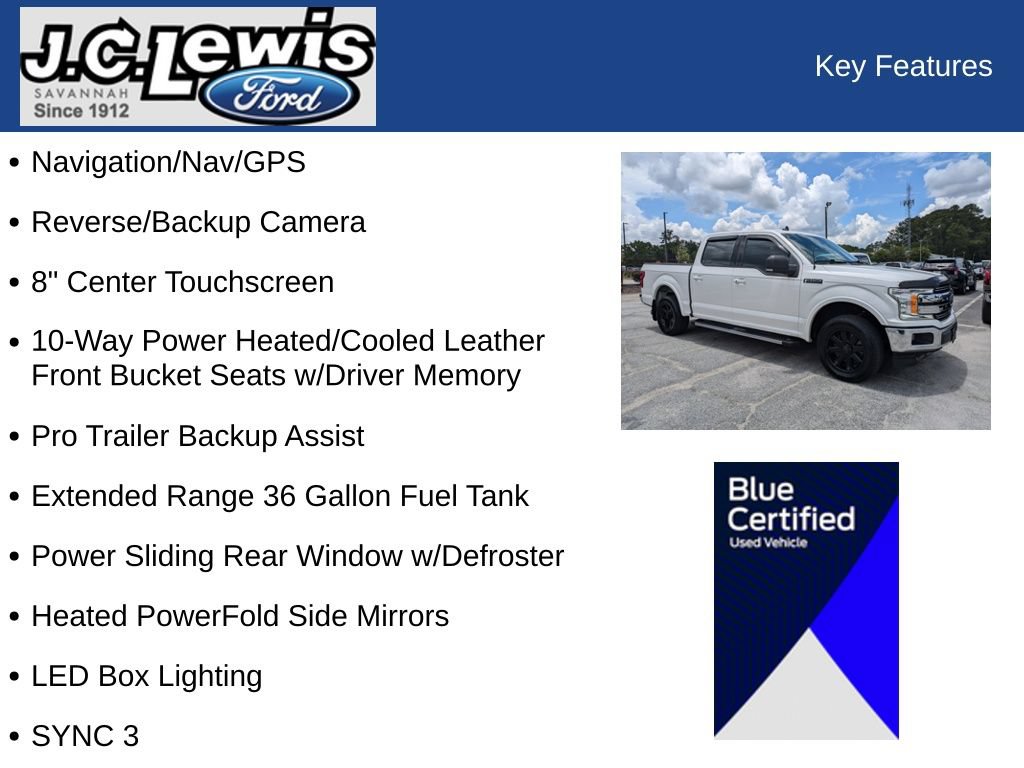 Certified 2019 Ford F150 Lariat w/ Trailer Tow Package RWD image 33