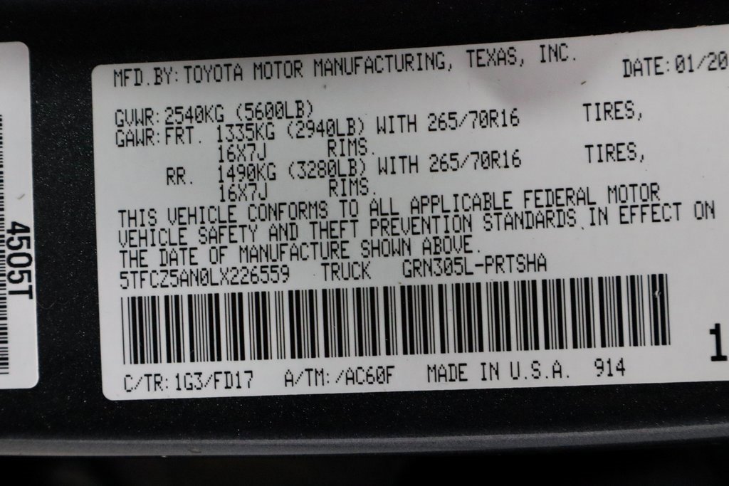 Used 2020 Toyota Tacoma TRD Off-Road image 33